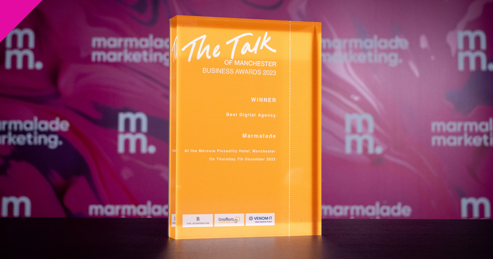 Image of the Talk of Manchester Award